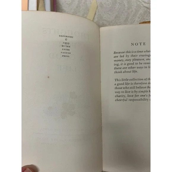 Vintage‎ Devotional Book Lot God In Every Moment Angels Thoughts for A Good Life - Picture 7 of 8